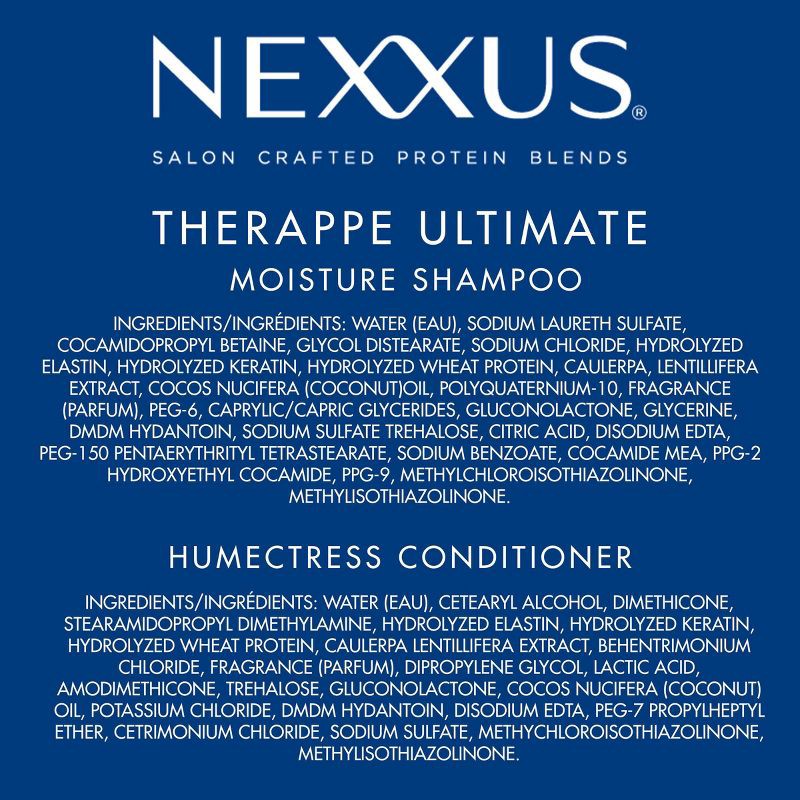 slide 6 of 6, Nexxus Shampoo and Conditioner Therappe & Humectress Ultimate Moisture for Dry Hair with Elastin Protein and Green Caviar - 27 fl oz/ 2ct, 27 fl oz, 2 ct