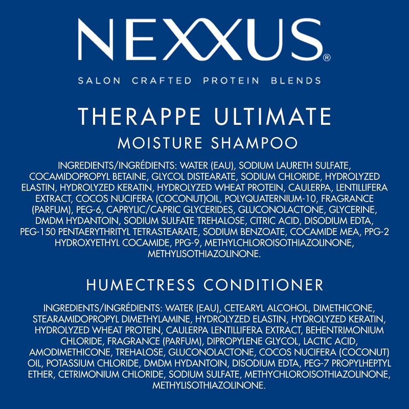 slide 7 of 7, Nexxus Therappe Ultimate Moisture Shampoo & Conditioner Set - 27 fl oz/ 2ct, 27 fl oz, 2 ct