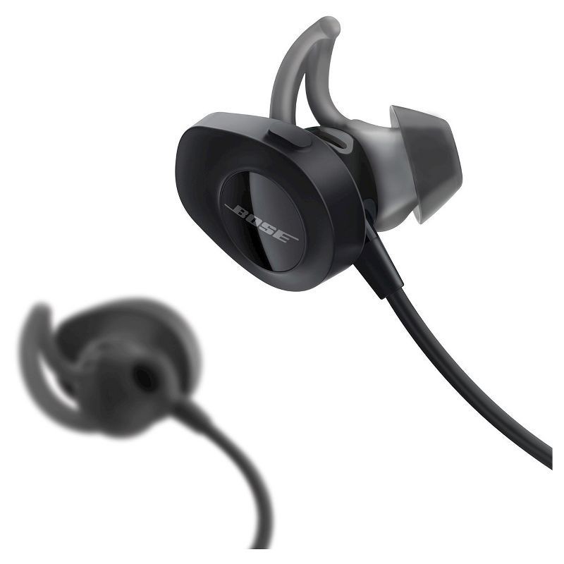 slide 3 of 6, Bose SoundSport Bluetooth Wireless Headphones - Black, 1 ct