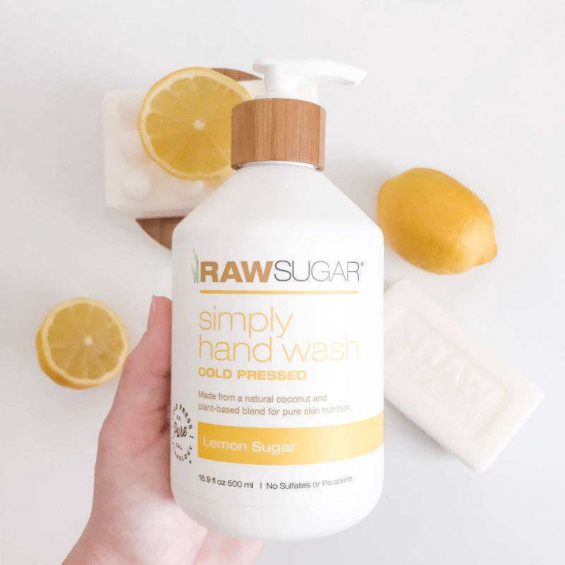 slide 4 of 4, Raw Sugar Simply Hand Wash Lemon Sugar - 16.9 fl oz, 16.9 fl oz