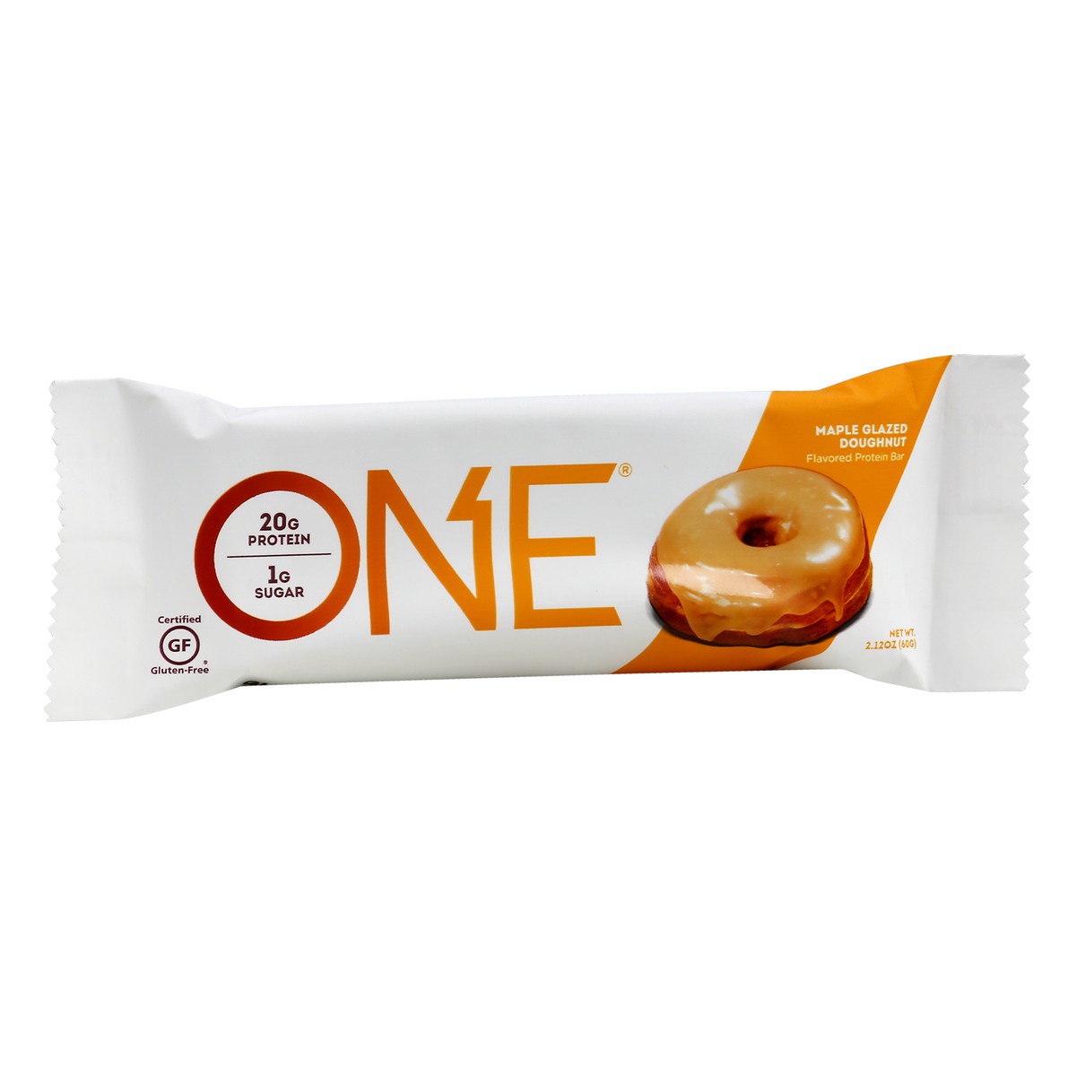 slide 10 of 11, ONE Maple Glazed Doughnut Flavored Protein Bar, 2.12 oz, 60 gram