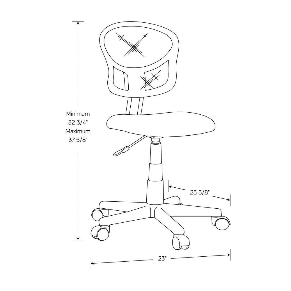 slide 3 of 4, Mesh Office Chair Black - Room Essentials, 1 ct