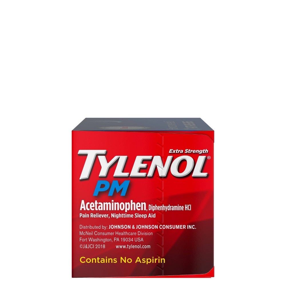 slide 10 of 10, Tylenol PM Extra Strength Pain Reliever & Sleep Aid Caplets - Acetaminophen - 150ct, 150 ct