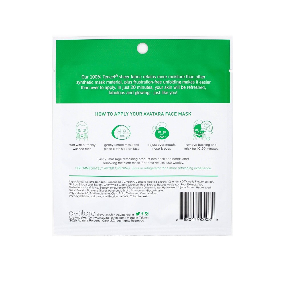 slide 4 of 4, Unscented Avatara Chill Out Face Mask For Stressed Skin - 0.71 fl oz, 0.71 fl oz