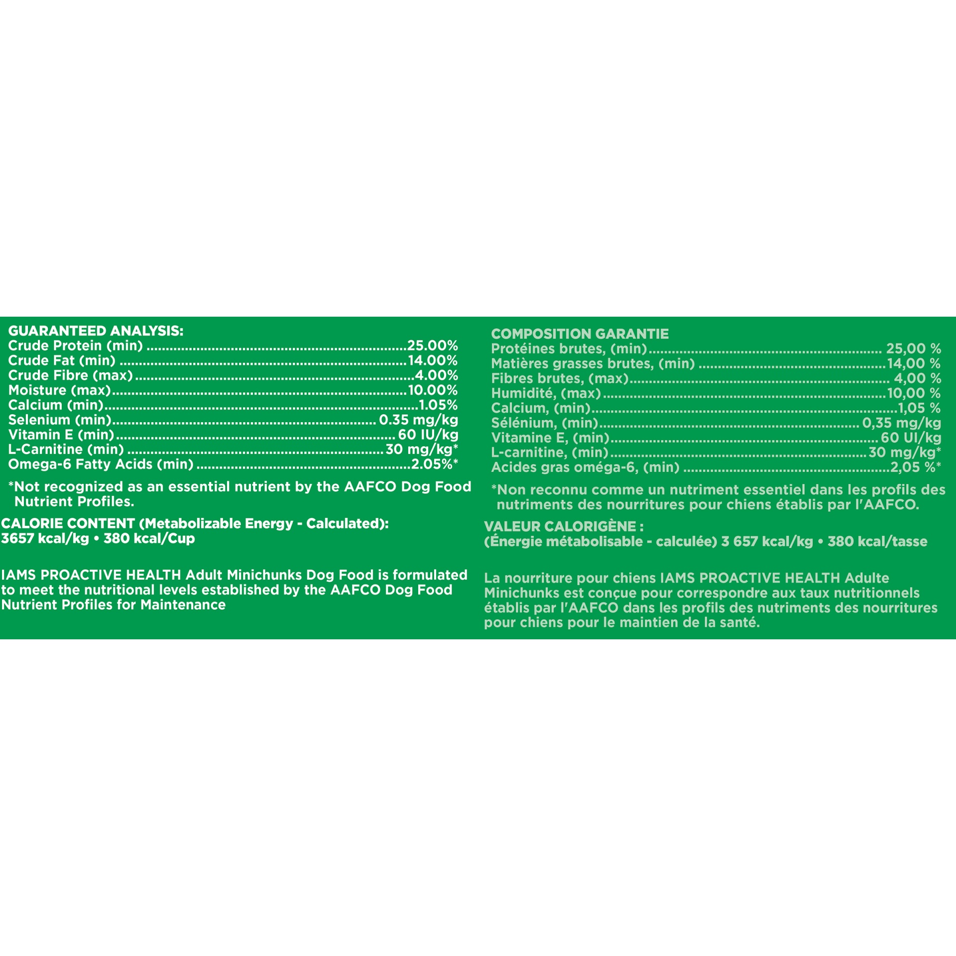 slide 3 of 9, IAMS Proactive Health Minichunks Chicken & Whole Grains Recipe Adult Premium Dry Dog Food - 30lbs, 30 lb