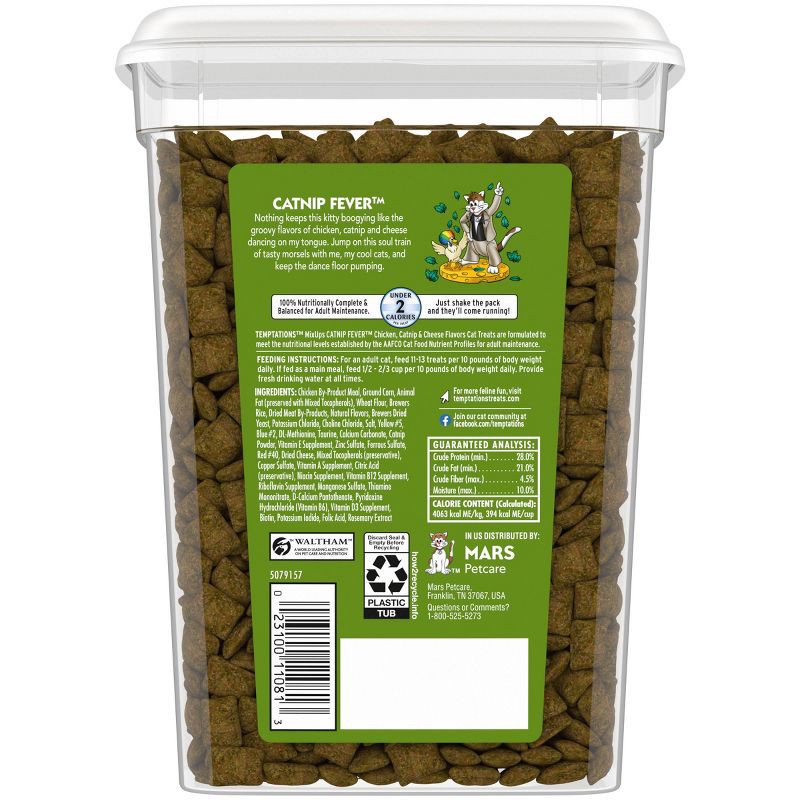 slide 2 of 12, Temptations Mix Ups Cat Treats with Chicken Catnip and Cheese Flavor - 16oz, 16 oz