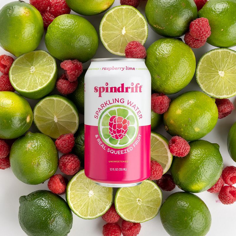 slide 5 of 6, Spindrift Raspberry Lime Sparkling Water - 8pk/12 fl oz Cans, 8 ct; 12 fl oz