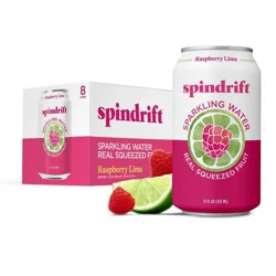 Spindrift Raspberry Lime Sparkling Water - 8pk/12 fl oz Cans