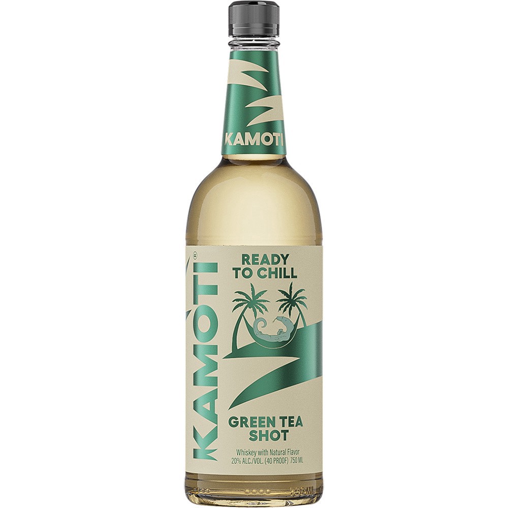 slide 1 of 1, Kamoti Green Tea Shots, 750 ml