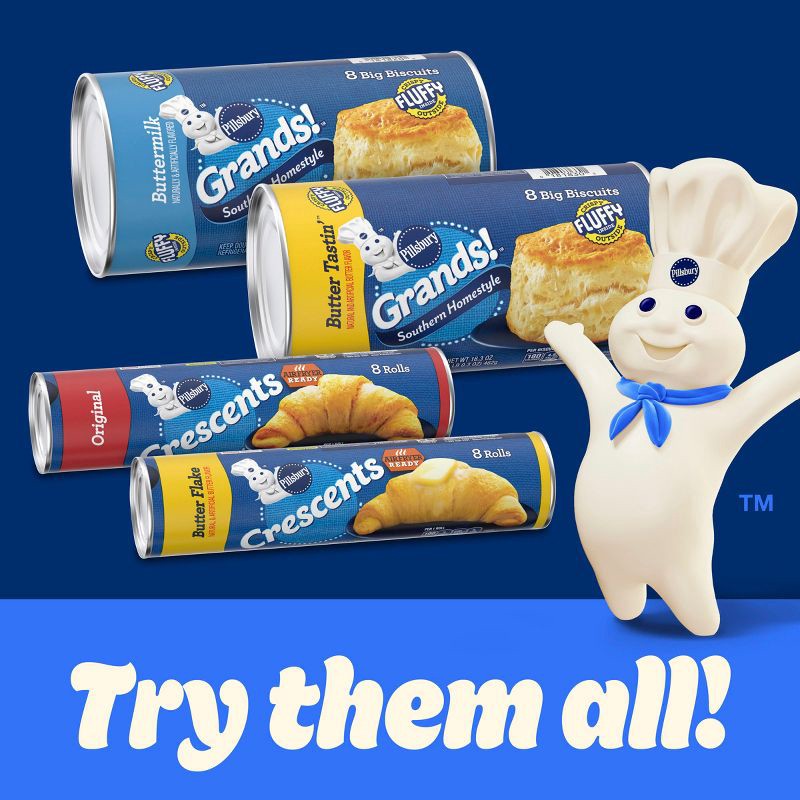 slide 6 of 13, Pillsbury Original Crescent Rolls - 2pk/8oz Cans, 2 ct; 8 oz