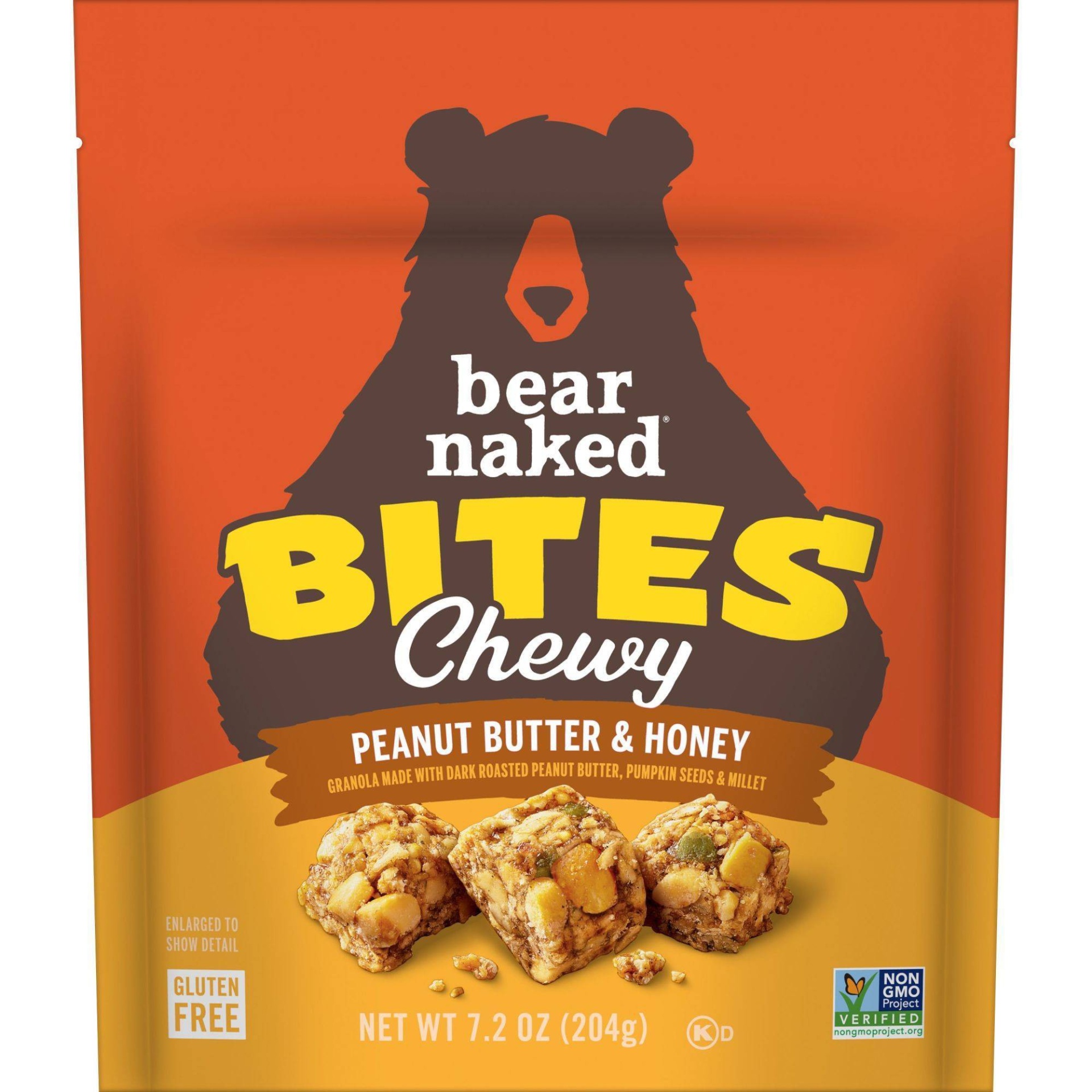 slide 1 of 6, Bear Naked Gluten Free Peanut Butter & Honey Granola Bites - 7.2oz, 7.2 oz