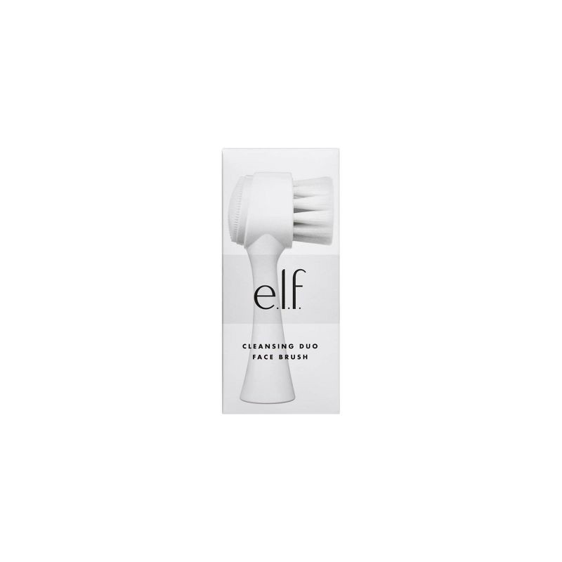 slide 3 of 4, e.l.f. Cleansing Duo Face Brush, 1 ct