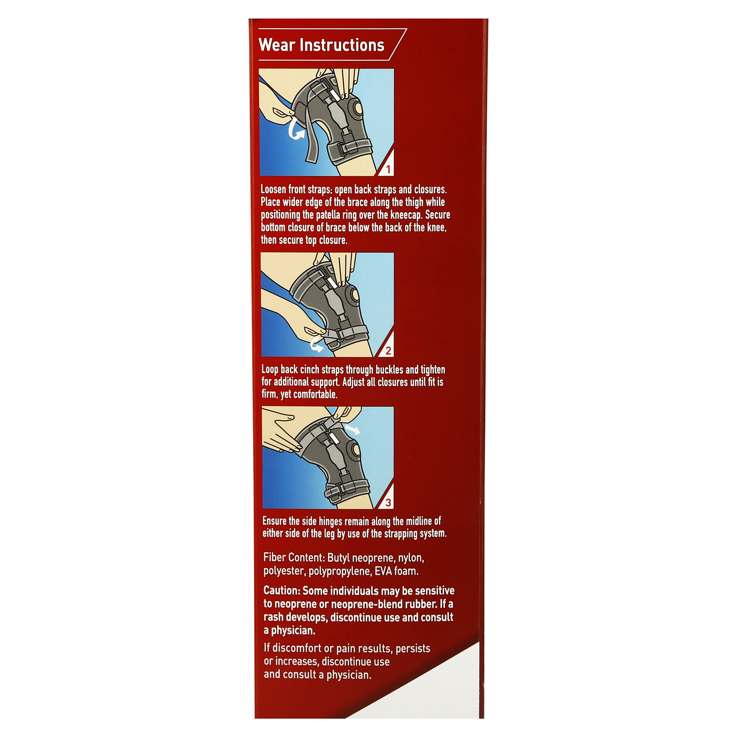 slide 2 of 2, Ace Knee Hinged Brace, One Size