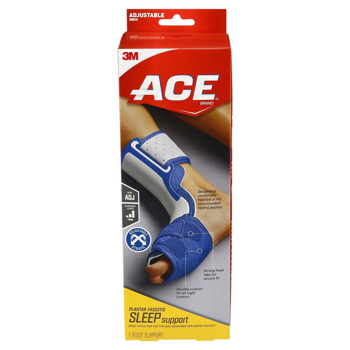 slide 1 of 1, ACE Brand Plantar Fasciitis Sleep Support, One Size