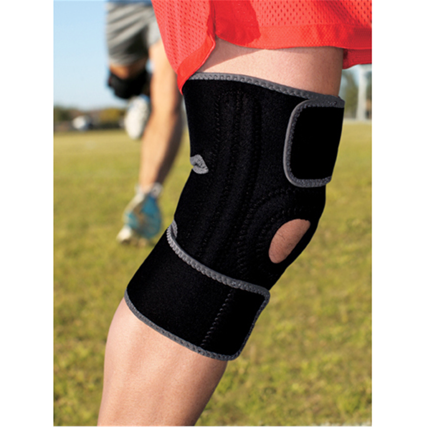slide 3 of 4, ACE Adjustable Knee Brace with Dual Side Stabilizers, 1 ct