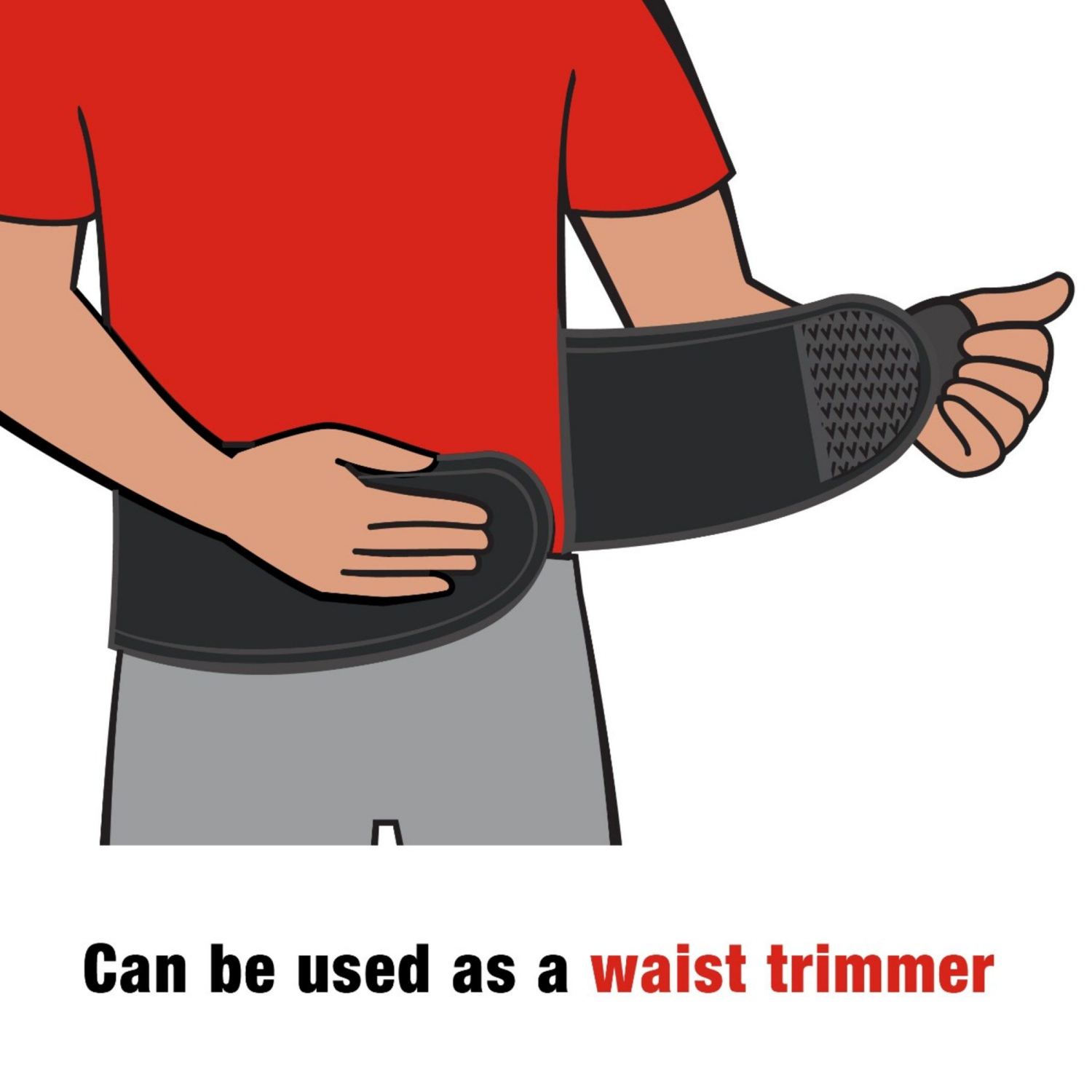 slide 3 of 5, Ace Contoured Back Support, One Size