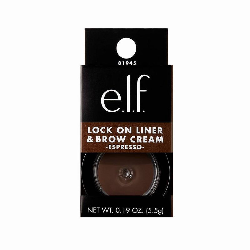 slide 5 of 6, e.l.f. Lock on Liner and Brow Cream Black Espresso - .19oz, 0.19 oz