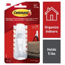 Command General Purpose Utility Hooks Large 1 ea