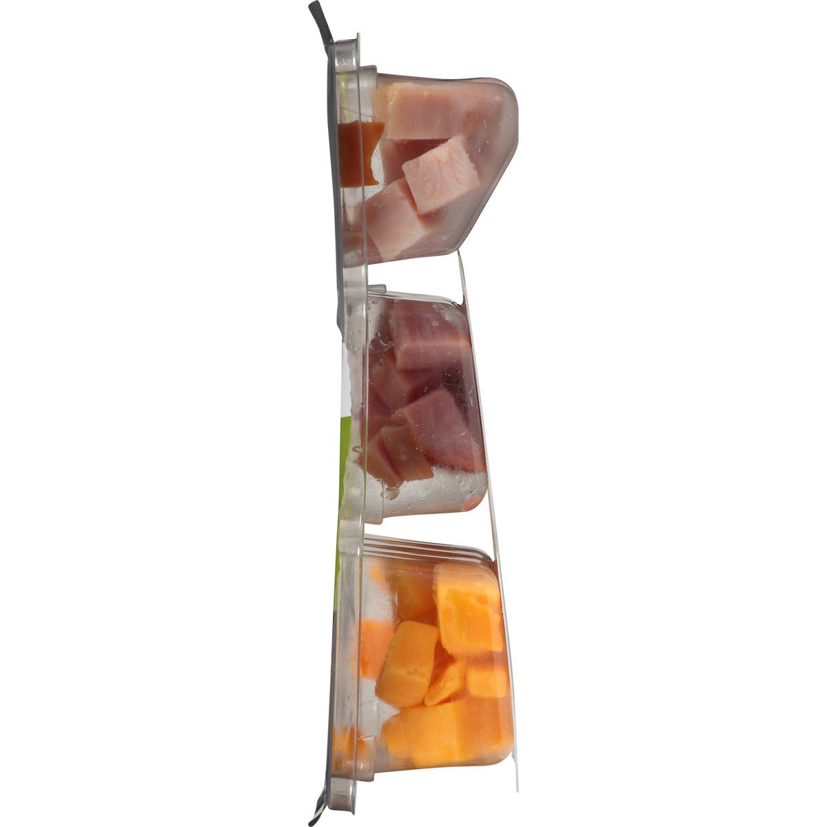 slide 6 of 7, P3 Portable Protein Snack Pack with Turkey, Ham & Cheddar Cheese Tray, 2.3 oz