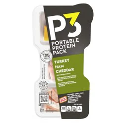 Oscar Mayer P3 Portable Protein Snack Pack with Turkey, Ham & Cheddar Cheese - 2.3oz