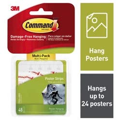 Command Poster Strips 48 ea