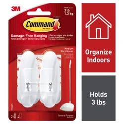 Command General Purpose Wire Hooks Medium 2 ea