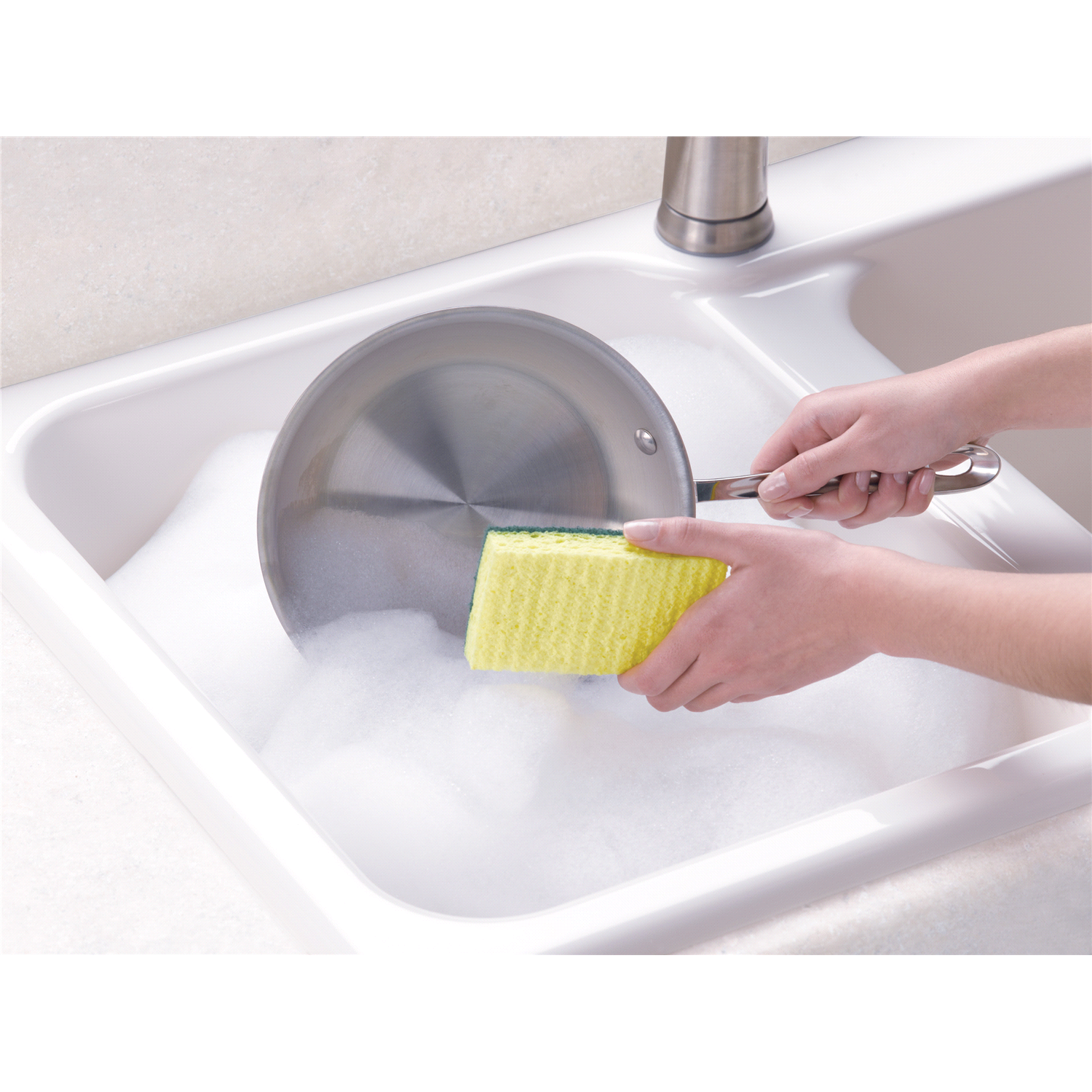 slide 3 of 5, Scotch-Brite Heavy Duty Scrub Sponges 6 Each, 6 ct