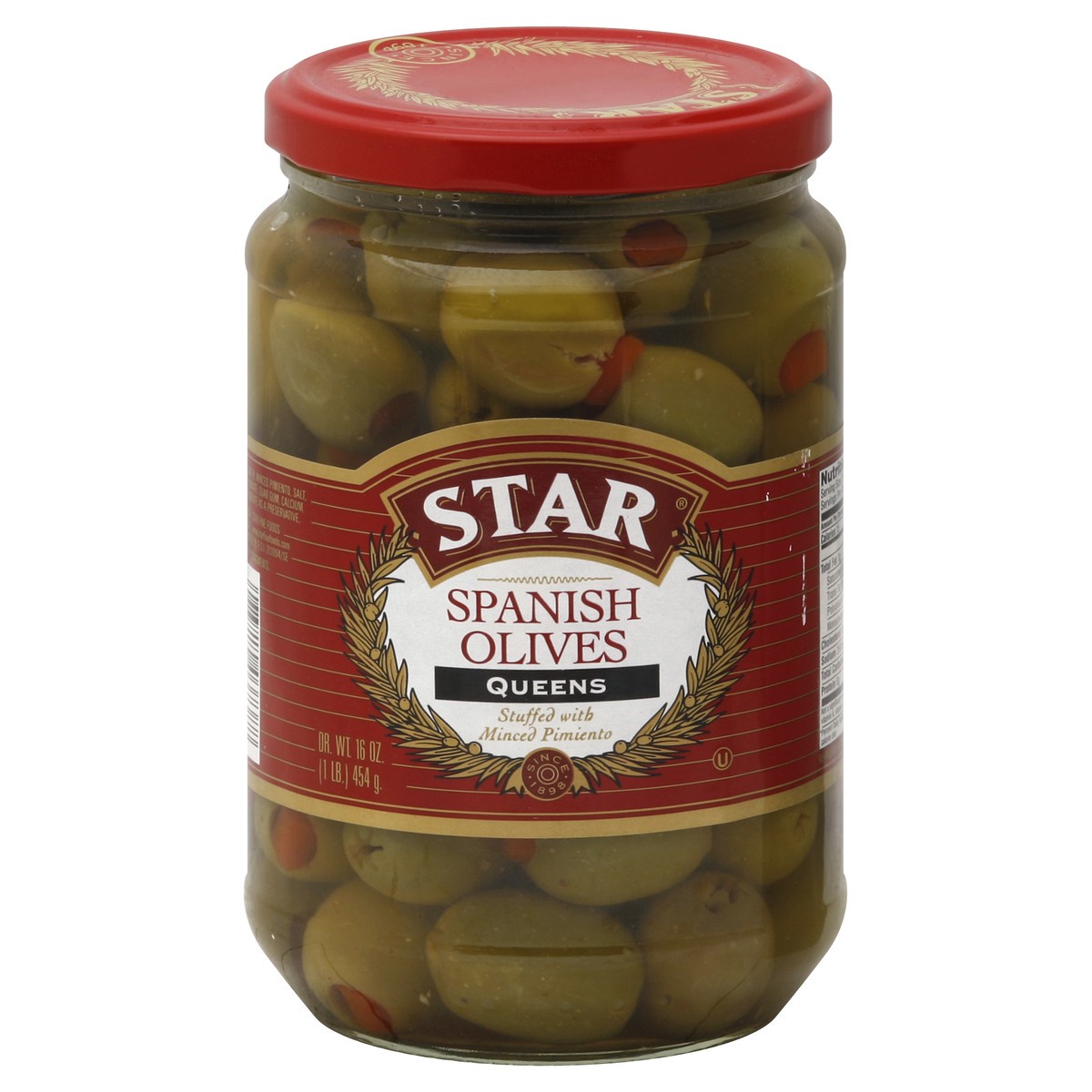 slide 2 of 2, STAR Olives 16 oz, 16 oz