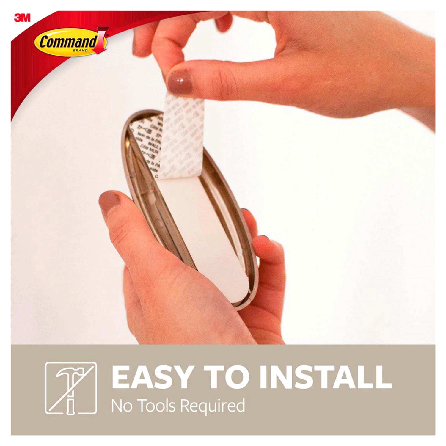 slide 3 of 5, Command Large Sized Traditional Decorative Hook Nickel, 1 ct