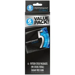 5 Gum Sugar-Free Peppermint Cobalt Chewing Gum - 15ct/6pk