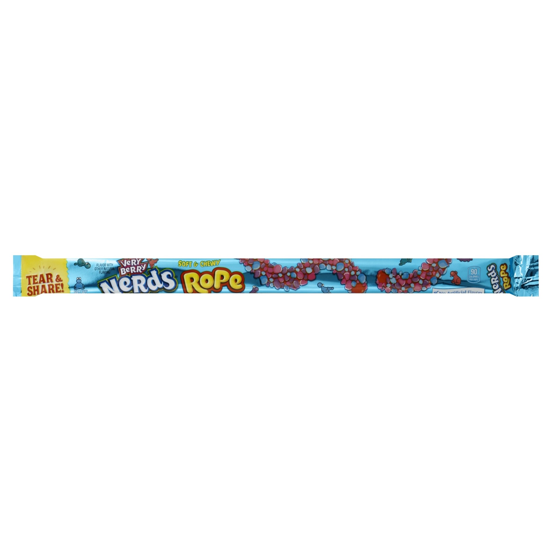 slide 1 of 8, WONKA Nerds Very Berry Candy Rope, 0.92 oz