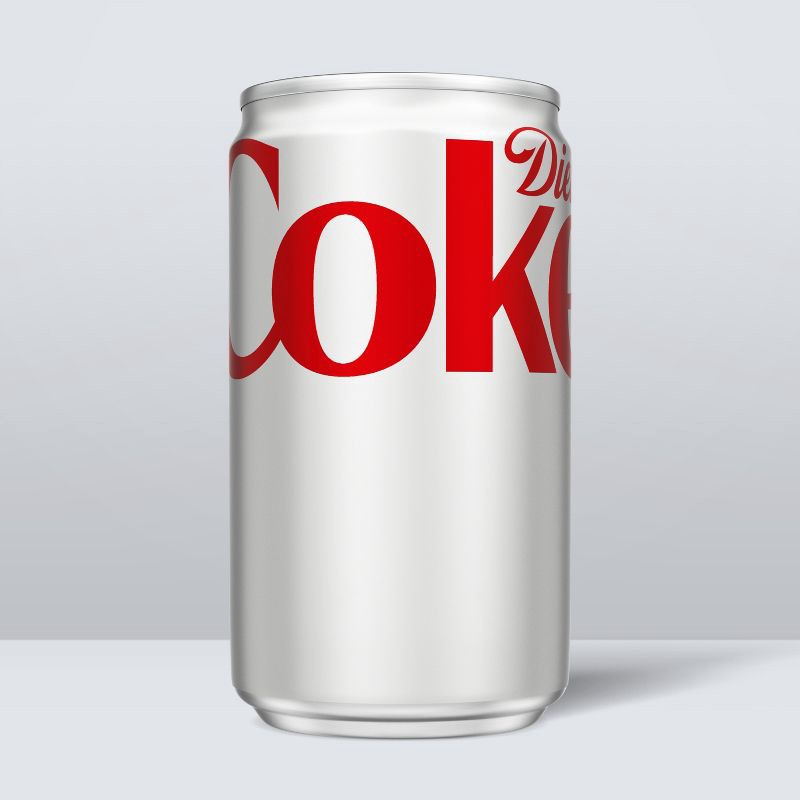 slide 2 of 8, Diet Coke Soda - 10pk/7.5 fl oz Mini-Cans, 10 ct; 7.5 fl oz