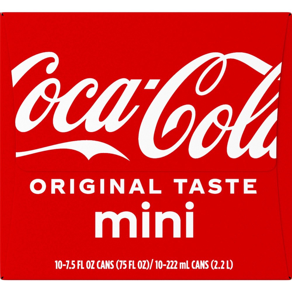 slide 6 of 9, Coca-Cola Fridge Pack Cans, 7.5 fl oz, 10 Pack, 10 ct; 7.5 fl oz