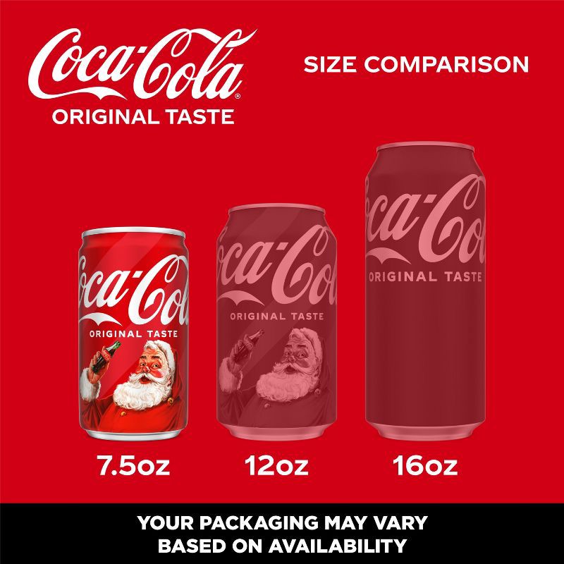 slide 3 of 6, Coca-Cola Soda - 10pk/7.5 fl oz Mini-Cans, 10 ct; 7.5 fl oz