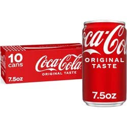 Coca-Cola Soda - 10pk/7.5 fl oz Mini-Cans