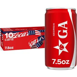 Coca-Cola Soda - 10pk/7.5 fl oz Mini-Cans
