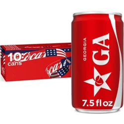 Coca-Cola Soda - 10pk/7.5 fl oz Mini-Cans
