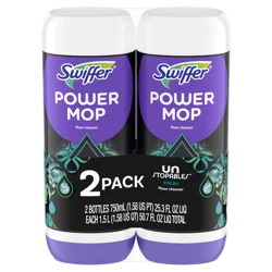 Swiffer Unstopables Fresh PowerMop Floor Cleaner Refill - 2ct/50.7 fl oz