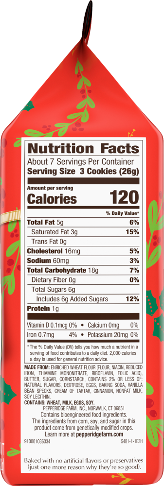 slide 2 of 4, Pepperidge Farm Butter Cookies, 6.4 oz