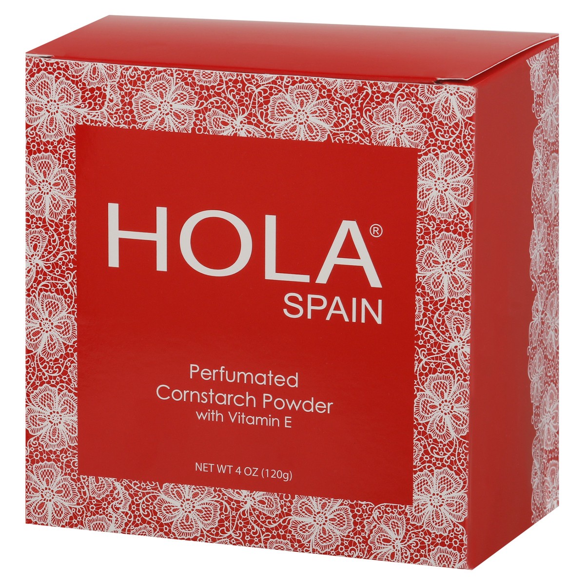 slide 3 of 12, Hola Spain Perfumated Perfumated Cornstarch Powder with Vitamin E 4 oz, 4 oz