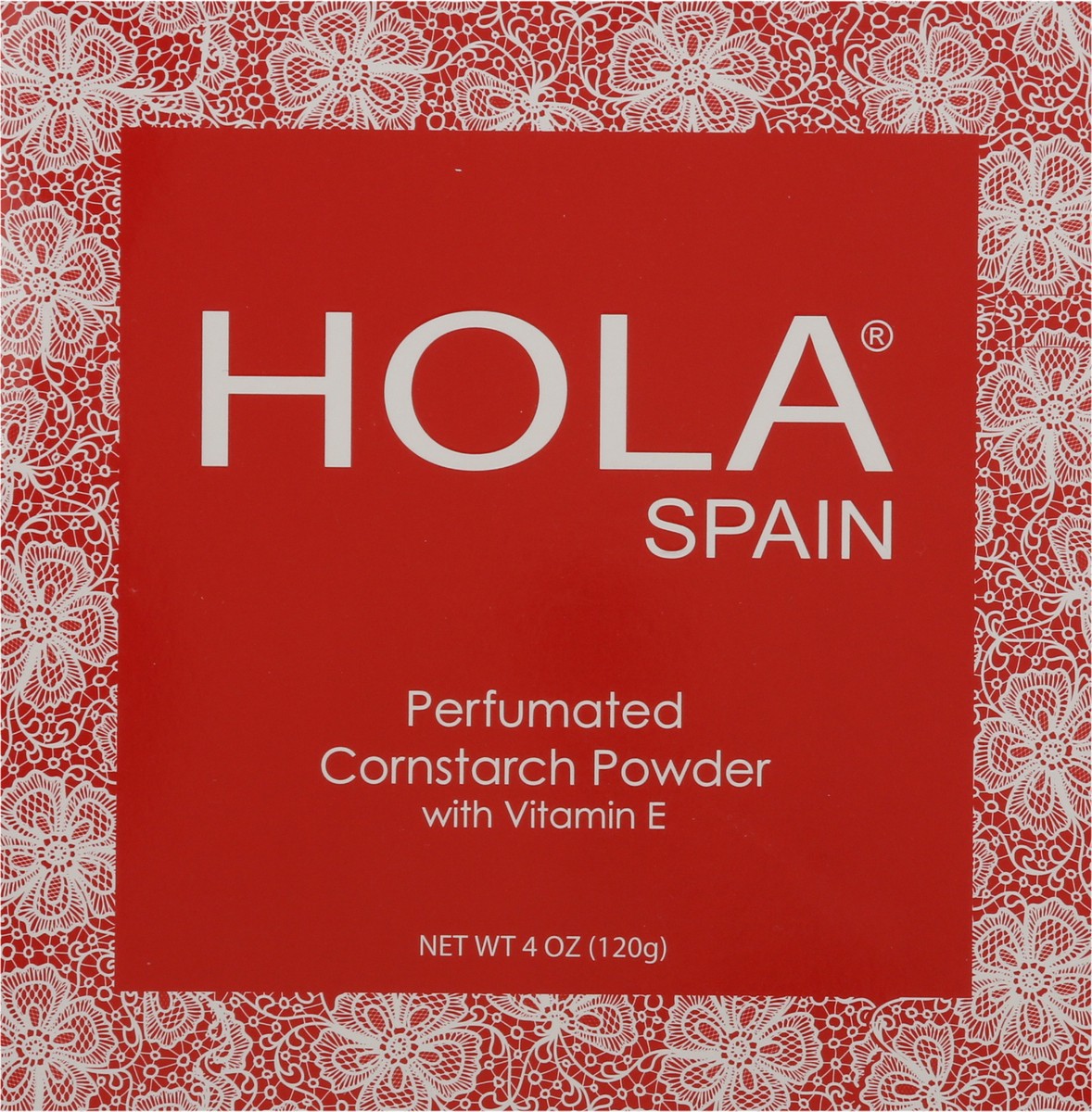 slide 11 of 12, Hola Spain Perfumated Perfumated Cornstarch Powder with Vitamin E 4 oz, 4 oz