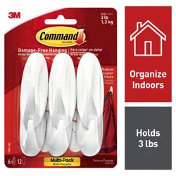 Command Medium Wall Hooks
