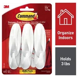 Command Medium Wall Hooks