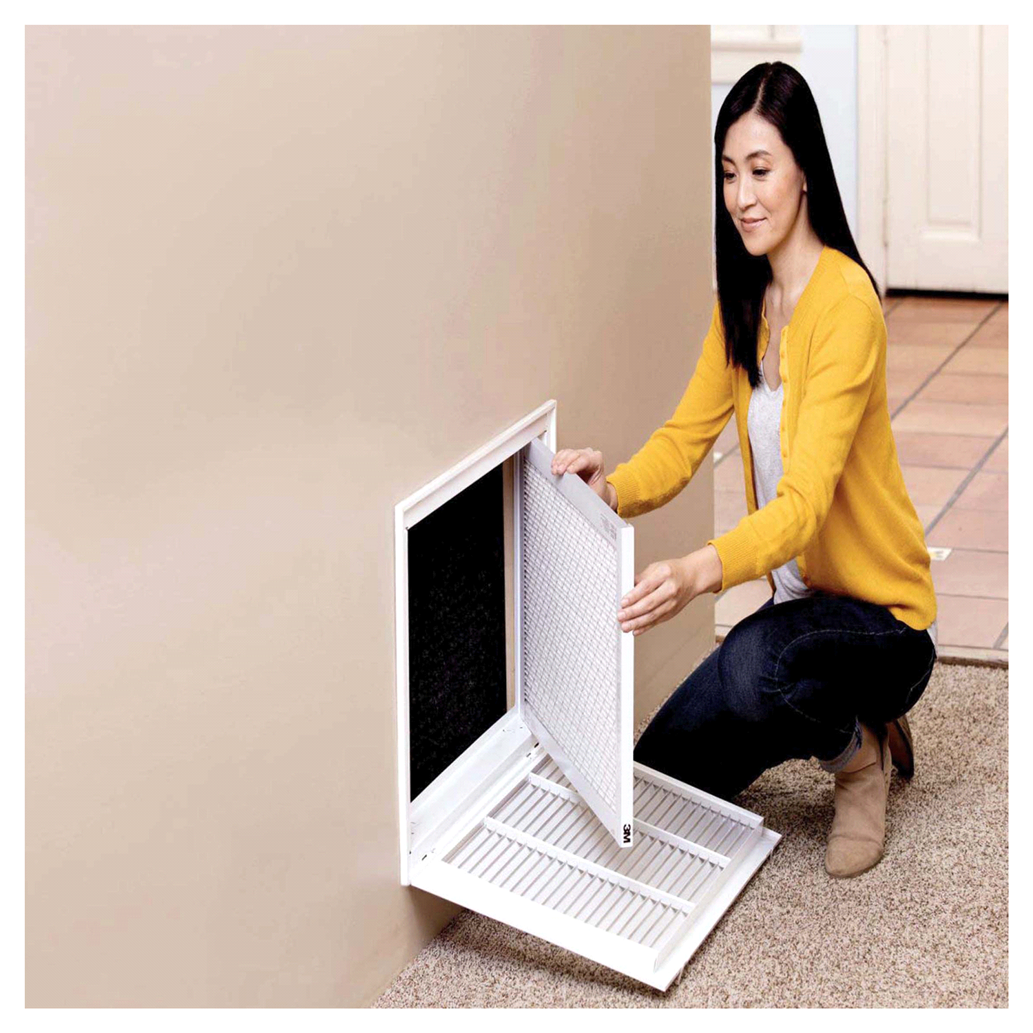 slide 2 of 5, 3M Filtrete Micro Allergen Reduction Filter, 16 in x 20 in x 1 in, 2 ct