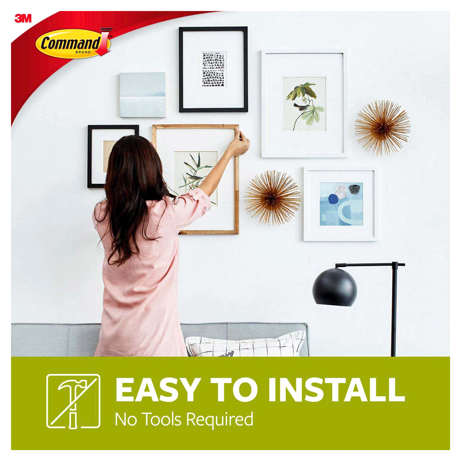 slide 3 of 5, 3M Command Picture And Frame Damage-Free Sawtooth Set, 5 ct