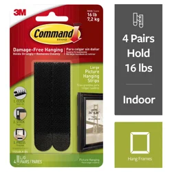 Command Picture Hanging Strips Large 4 ea