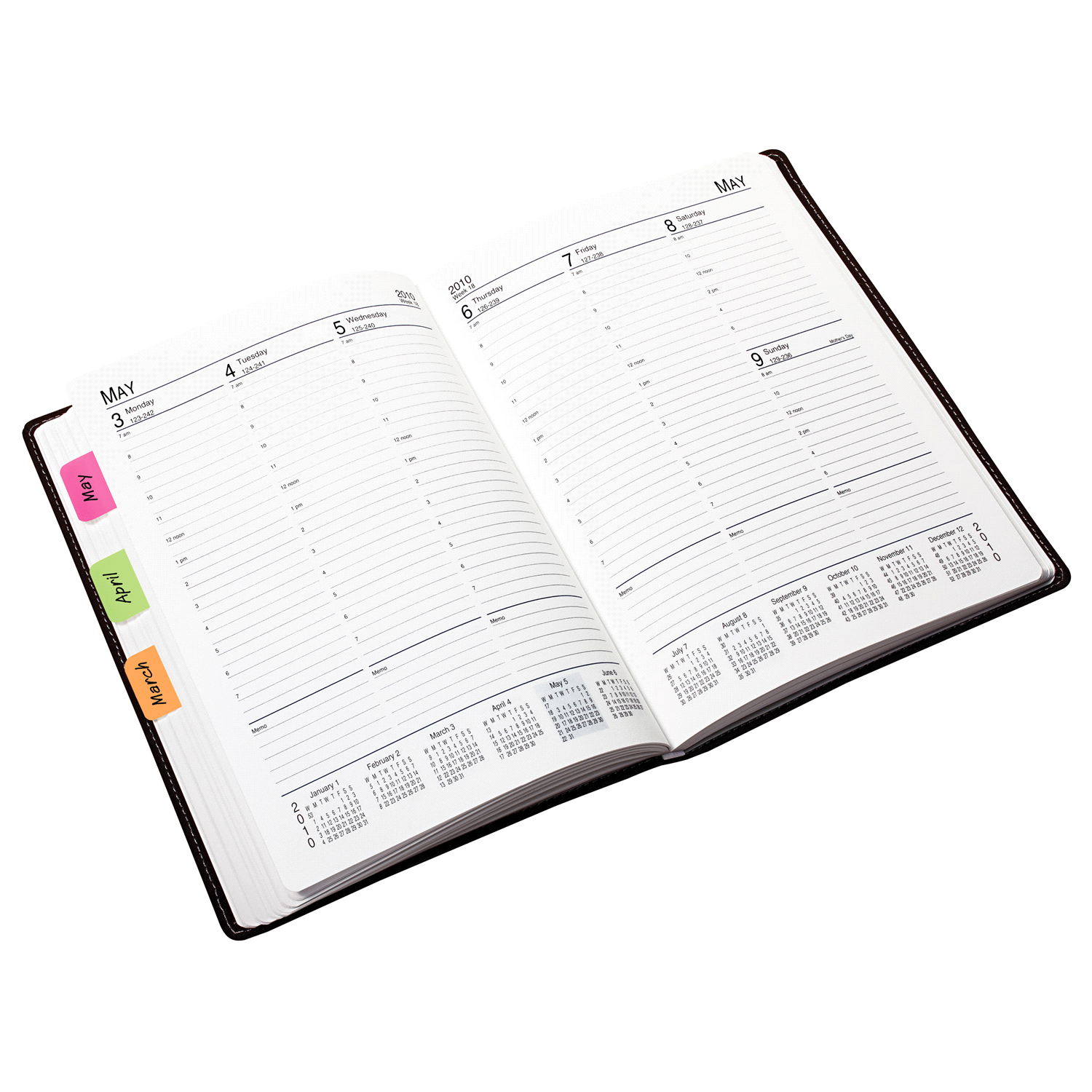 slide 3 of 4, 3M Post-it Tabs, 1 inch Solid, Pink, Green, Orange, 22/Color, 66/Dispenser, 1 ct