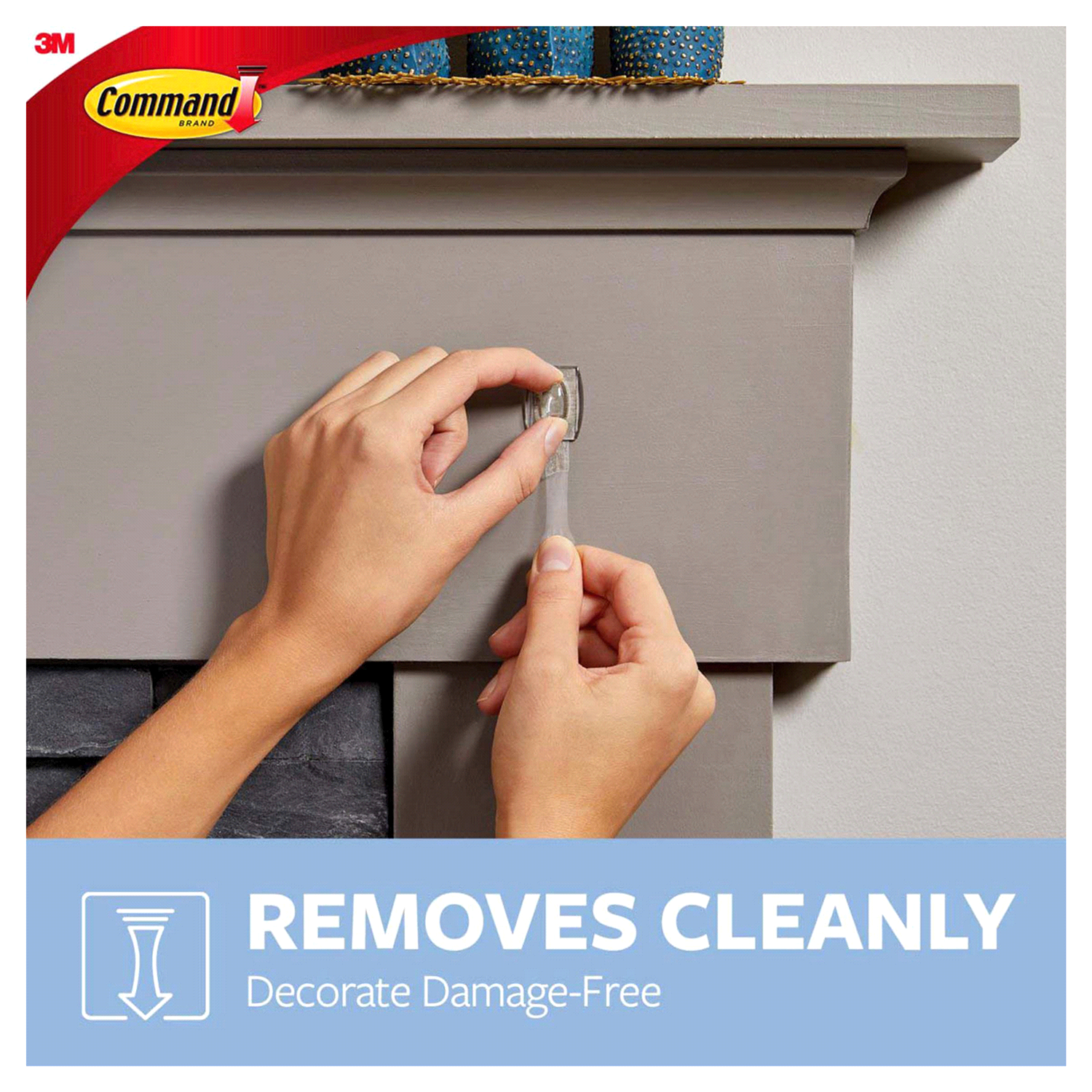 slide 5 of 5, Command Clear Hooks Mini 1 ea, 1 ct