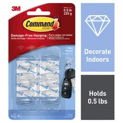 Command Clear Hooks Mini 1 ea