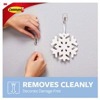 slide 8 of 29, 3M Command Clear Damage Free Hooks, 9 ct